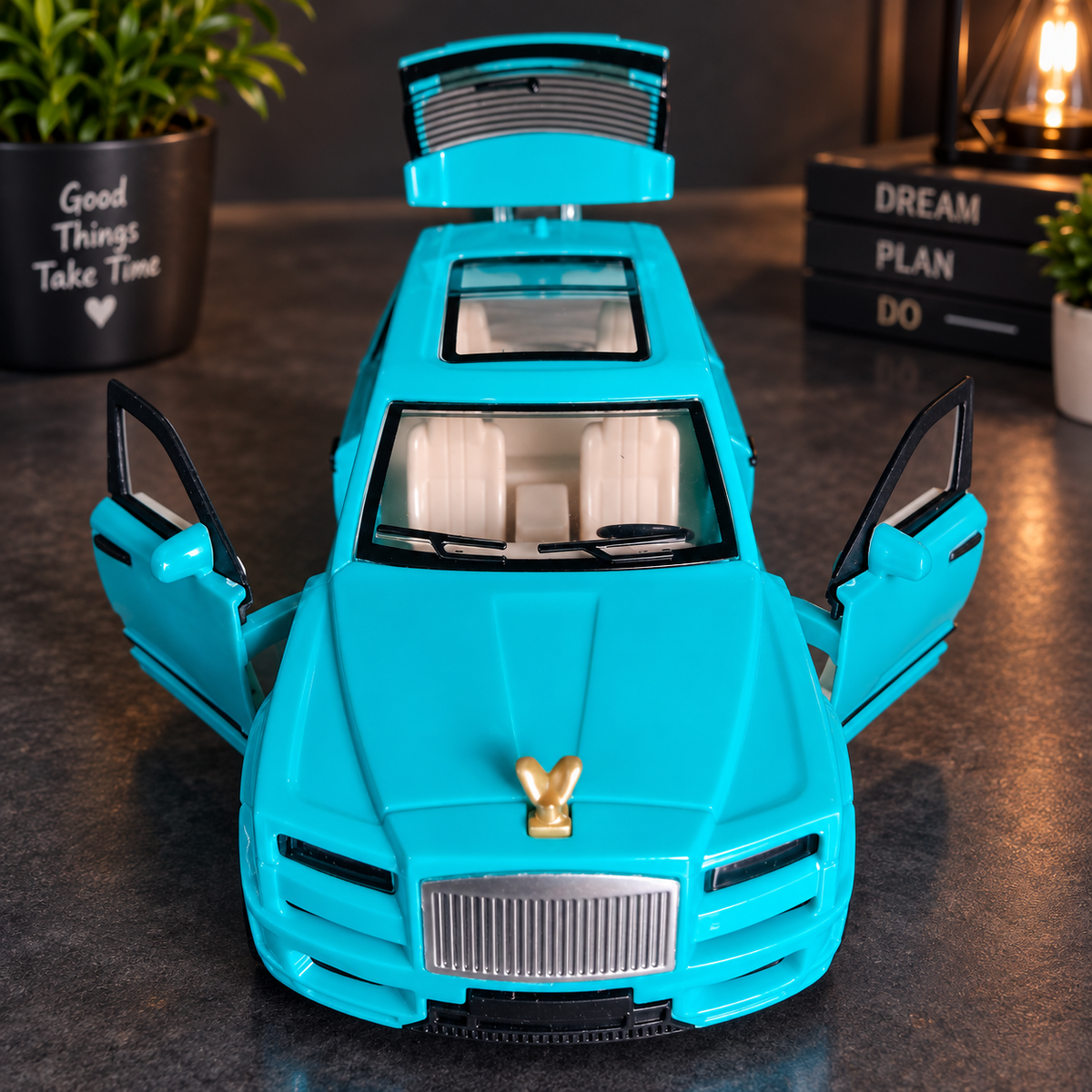 Luxury Die-Cast Rolls-Royce Toy Car for Kids & Showpiece | Openable Doors & Rear Dicky