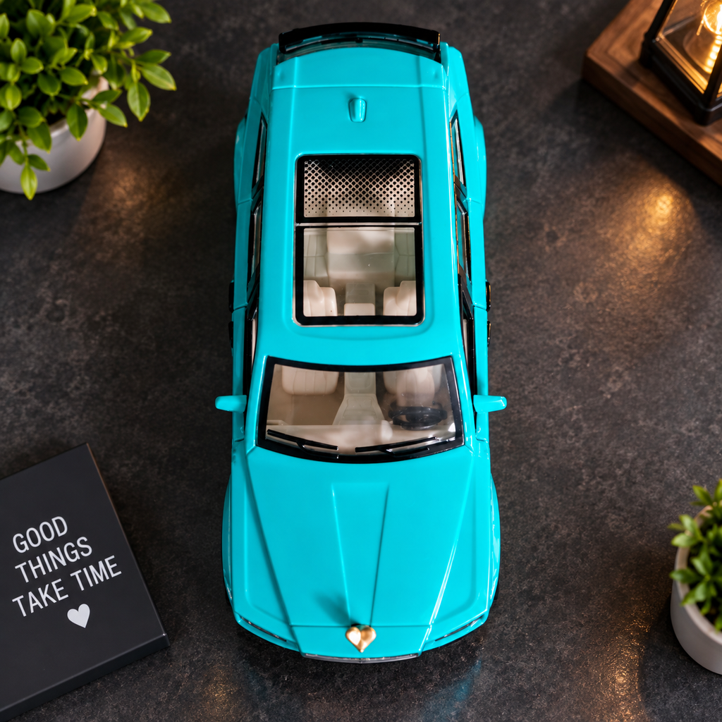 Luxury Die-Cast Rolls-Royce Toy Car for Kids & Showpiece | Openable Doors & Rear Dicky
